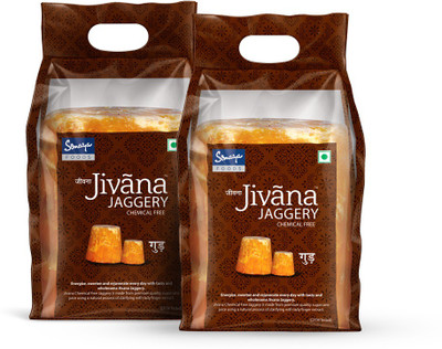 

Jivana Jaggery 950 gm 2 pack combo Jaggery(950 g, Pack of 2)