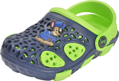 

Yellow Bee Boys Sling Back Clogs(Green