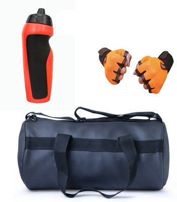 

Vellora Gym Bag And Gym Glove With Sipper Penguin Wrist Support Combo Gym & Fitness Kit