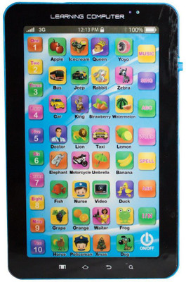 

Toyvala English Learner Kids Tablet ABC and 123 Learning(Blue)