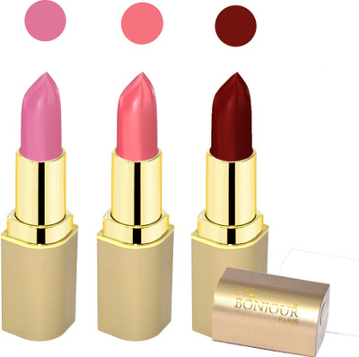 

Bonjour Paris Creamy matte lipstick 17-06B2(pink, maroon, pink, 12 g)