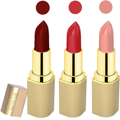 

Bonjour Paris Creamy matte lipstick 17-06C2(maroon, red, nude, 12 g)