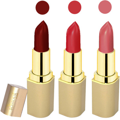 

Bonjour Paris Creamy matte lipstick 17-06C3(maroon, red, nude, 12 g)