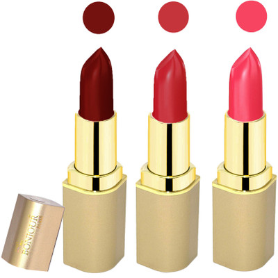 

Bonjour Paris Creamy matte lipstick 17-06C16(maroon, red, pink, 12 g)