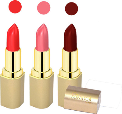 

Bonjour Paris Creamy matte lipstick 17-06B6(pink, maroon, red, 12 g)
