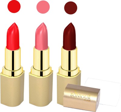 

Bonjour Paris Creamy matte lipstick 17-06B15(pink, maroon, red, 12 g)