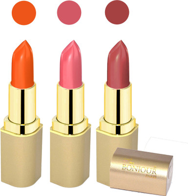 

Bonjour Paris Creamy matte lipstick 17-06A9(mauve, pink, orange, 12 g)