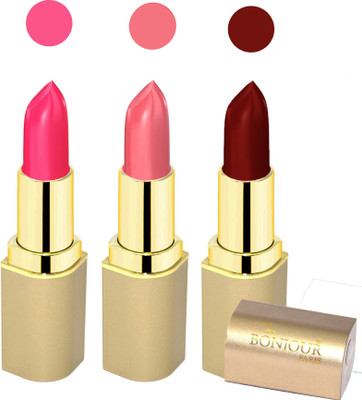 

Bonjour Paris Creamy matte lipstick 17-06B9(pink, maroon, pink, 12 g)