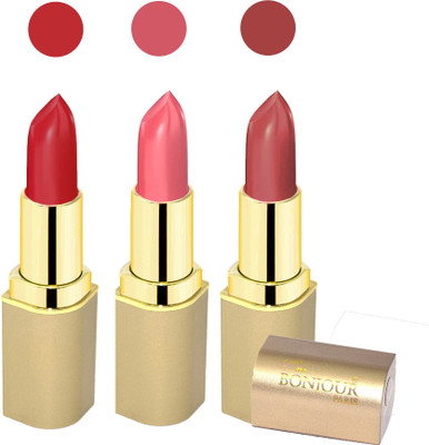 

Bonjour Paris Creamy matte lipstick 17-06A2(mauve, pink, red, 12 g)