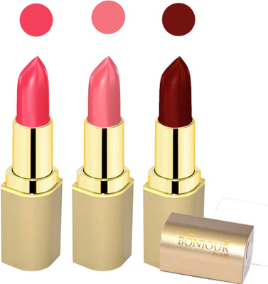 

Bonjour Paris Creamy matte lipstick 17-06B17(pink, maroon, pink, 12 g)