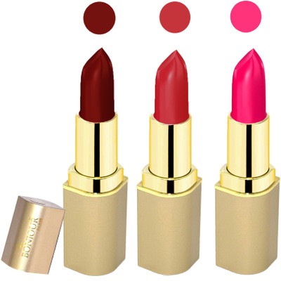 

Bonjour Paris Creamy matte lipstick 17-06C6(maroon, red, pink, 12 g)