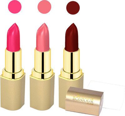 

Bonjour Paris Creamy matte lipstick 17-06B16(pink, maroon, pink, 12 g)