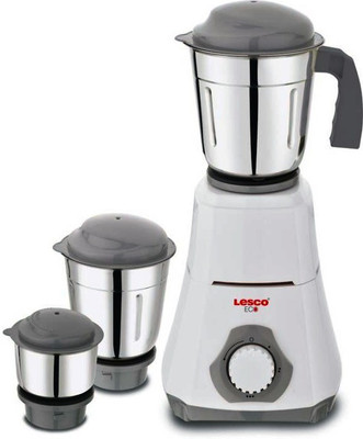 

LESCO ECO 550 W Mixer Grinder(COOL GREY, 3 Jars)