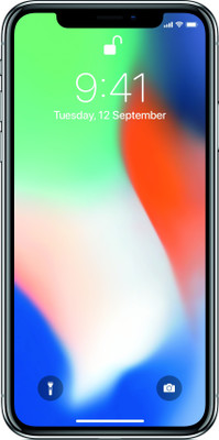 (Refurbished) Apple iPhone X (Silver, 256 GB)