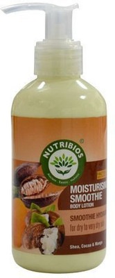 

Nutribios Moisturising Smoothie (Body Lotion) with Cocoa, Shea, Mango(200 ml)