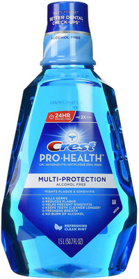 

Crest Pro-Health Multiprotection Rinse-Clean Mint-50.7 oz, 1.5liter - NA(1499 ml)