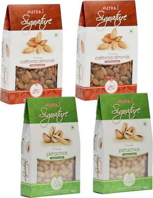 

Nutraj Roasted Almonds & Pistachios Combo Pack of 4 (200 Gm Each) Almonds, Pistachios(800 g, Pouch)