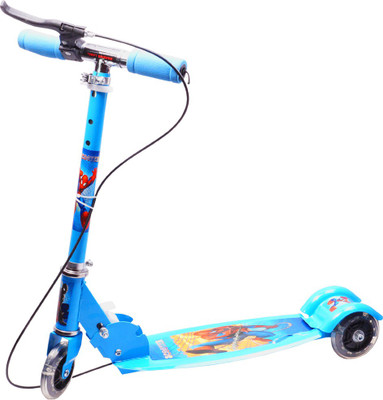 

Bino LED Fordable and Height Adjustable Playing Scooter with Brakes for Kids Children Gift Toy(Multicolor)