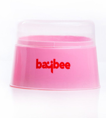 

Baybee Soft Face Body Cosmetic Powder Puff Sponge Box Case Container(Pink)