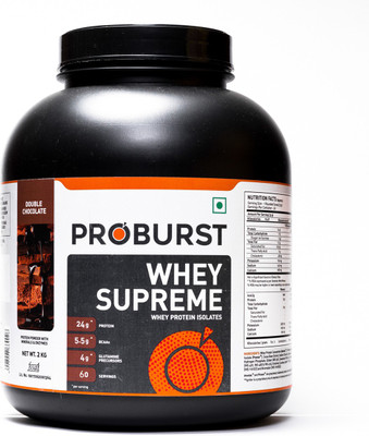 

PROBURST Whey Supreme Whey Protein(2 kg, Double Chocolate)