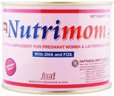

Nutrimom Nutritional Supplement for Pregnant Women & Lactating Mothers (with DHA and FOS) Nutrition Bars(200 g, Cardamom)