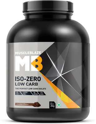 

MuscleBlaze Iso zero, LOW CARB, Chocolate (2Kg) Whey Protein(2 kg, Chocolate)