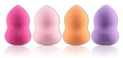 

sweetpea BIG SIZE BOTTLE GOURD SHAPE Set of 4 Makeup Beauty Foundation Cream Powder Liquid Blender Spong Puff