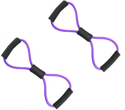 

Osilor ™ Premium Purple - Training Resistance Bands Rope Tube Workout Exercise for Yoga 8 Type Resistance Tube(Purple)