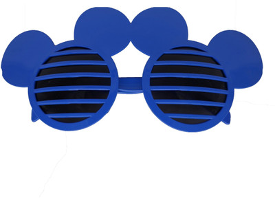 

Funcart Blue Mickey Mouse Black Shutter Sunglasses