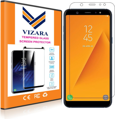 VIZARA Tempered Glass Guard for Samsung Galaxy A6 Plus(Pack of 1)