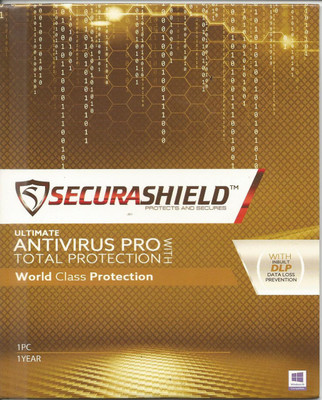 

SECURASHIELD Anti-virus 1 User 1 Year(CD/DVD)