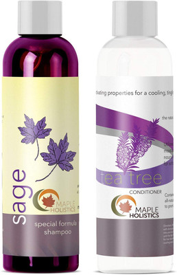 

Maple Holistics Sulfate Free Shampoo And Tea tree Oil Conditioner Set(236 ml)