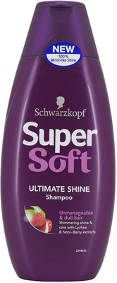 

Schwarzkopf Super Soft Ultimate Shine Shampoo - 400ml(400 ml)