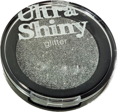 

Hiba Collection Ultra shine Single Eye Shadow Glitter silver(Silvear)
