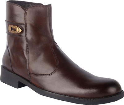 

Costoso Italiano Brown Leather Casual Slipon Boot Shoes For Men | Multipurpose Formal, Corporate, Office, Casual, College, Wedding & Party Men's Wear | Handmade | Premium Genuine Pure Leather | Stylish, Trending, Cool & Fashionable | Latest Italian Design