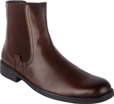

Costoso Italiano Brown Leather Casual Slipon Boot Shoes For Men | Multipurpose Formal, Corporate, Office, Casual, College, Wedding & Party Men's Wear | Handmade | Premium Genuine Pure Leather | Stylish, Trending, Cool & Fashionable | Latest Italian Design