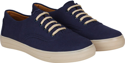 

Kraasa Well Designed Canvas Shoes For Men(Navy