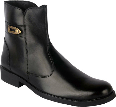 

Costoso Italiano Black Leather Casual Slipon Boot Shoes For Men | Multipurpose Formal, Corporate, Office, Casual, College, Wedding & Party Men's Wear | Handmade | Premium Genuine Pure Leather | Stylish, Trending, Cool & Fashionable | Latest Italian Design