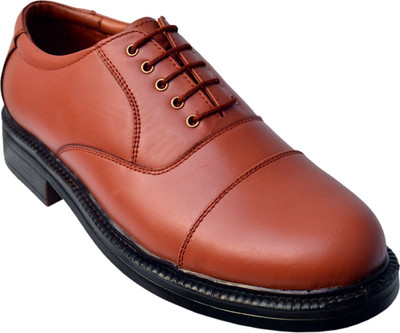 

Seamax Police Shoes Lace Up For Men(Brown