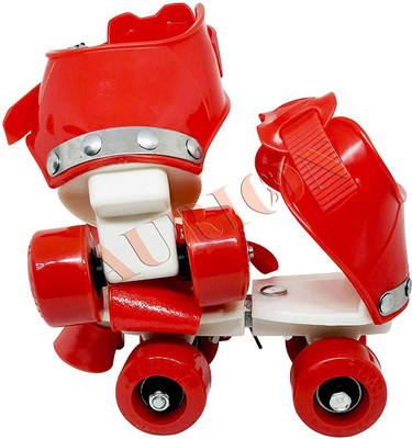 

Aurion KIDS-ROLLER-SKATES(RED) Quad Roller Skates - Size 5-11 UK(Red)