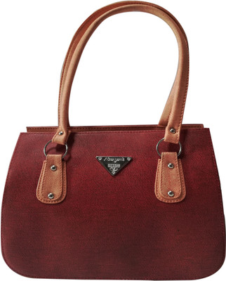 

shopping island Girls Casual, Formal Red, Brown PU Shoulder Bag, Brown;red