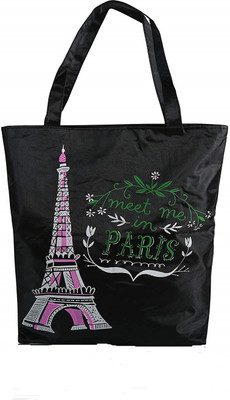 

MStick Girls Casual Black Canvas Tote
