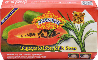 

Asantee Papaya & Rice Milk Soap(125 g)