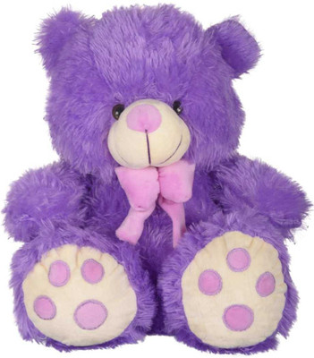 

nb phoenix purple bow teddy bear 35cm - 10 cm(Purple)