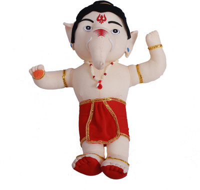 

ARD Enterprise Ganesh,Premium Quality,Non-Toxic Super Soft Plush Stuff Toys for all age groups - 33 cm(Multicolor)