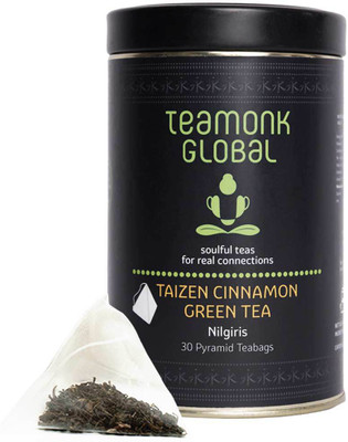 

Teamonk Global Taizen Cinnamon Green Tea Box(60 Bags)