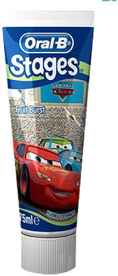 

Oral-B Pro-Expert Stages Toothpaste, Fruit Burst (Cars) - 75ml Toothpaste(75 g)