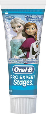 

Oral-B Pro-Expert Stages Toothpaste, Fruit Burst (Disney Frozen) - 75ml Toothpaste(75 g)