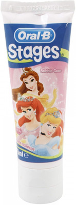 

Oral-B Pro-Expert Stages Toothpaste, Bubble Gum (Disney Princess) - 75ml Toothpaste(75 g)