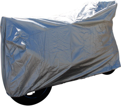 RAIN SPOOF Two Wheeler Cover for Bajaj(Pulsar 220 DTS-i, Silver)